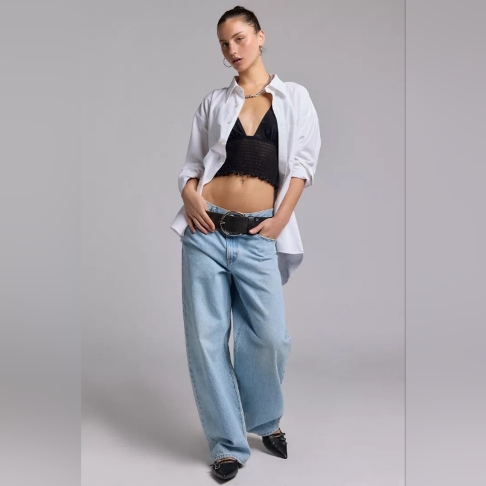 NWT Urban Outfitters Out From Under Firecracker Smocked Cropped Top